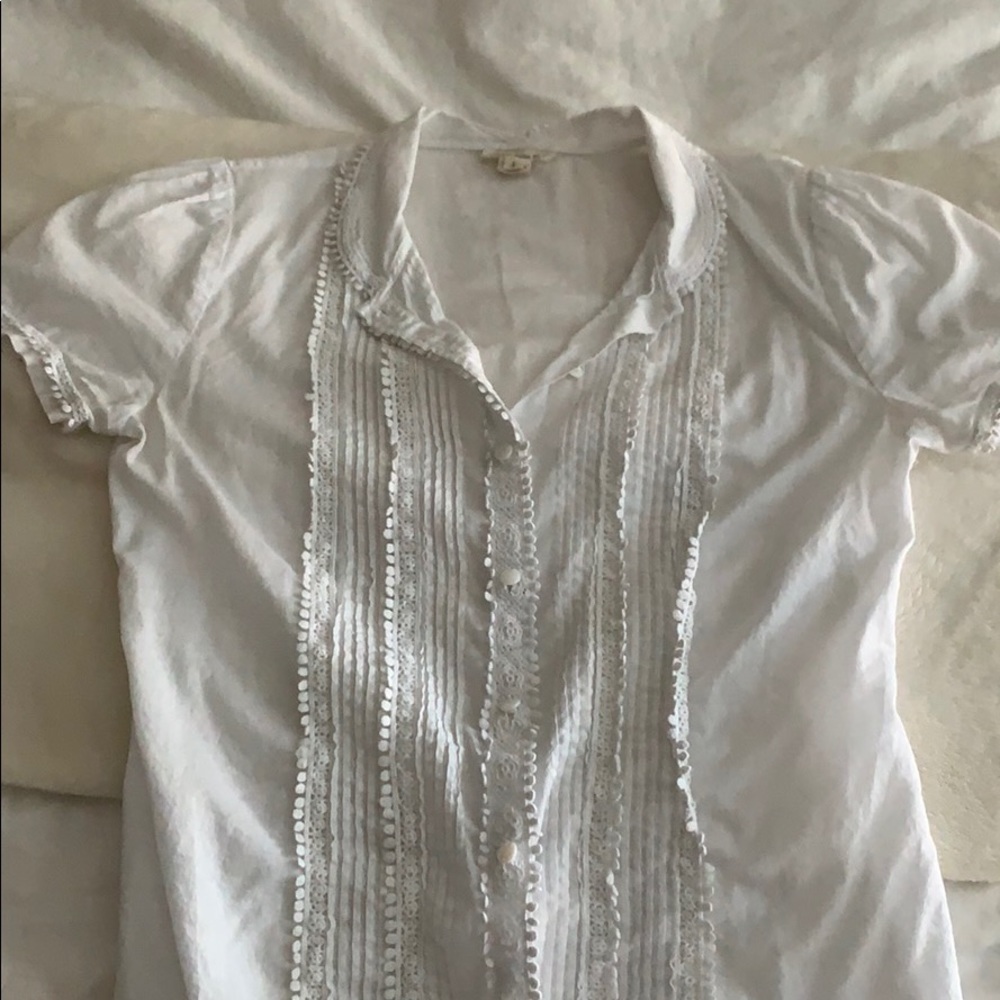 Vintage closet J Crew lace top
